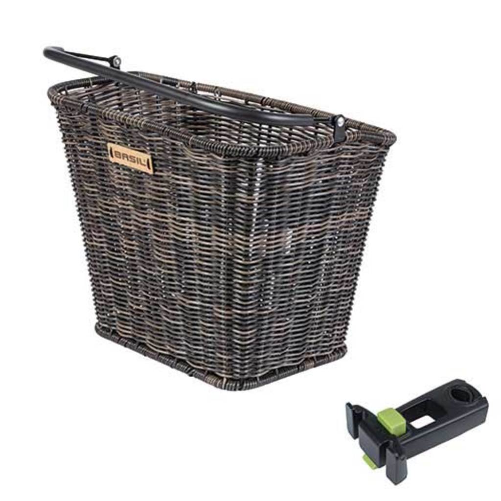 Mand Basil Bremen Rattan Look KF - Voorop Afneembaar Ahead Nature Brown Mand Basil Bremen Rattan Look KF - Voorop Afneembaar Ahead Nature Brown
